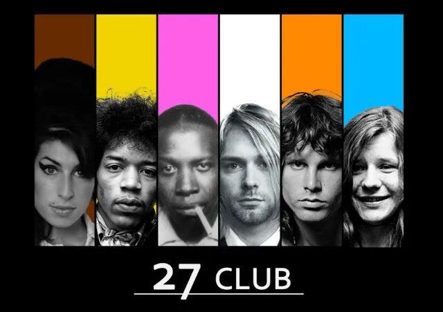 Club 27 Death List